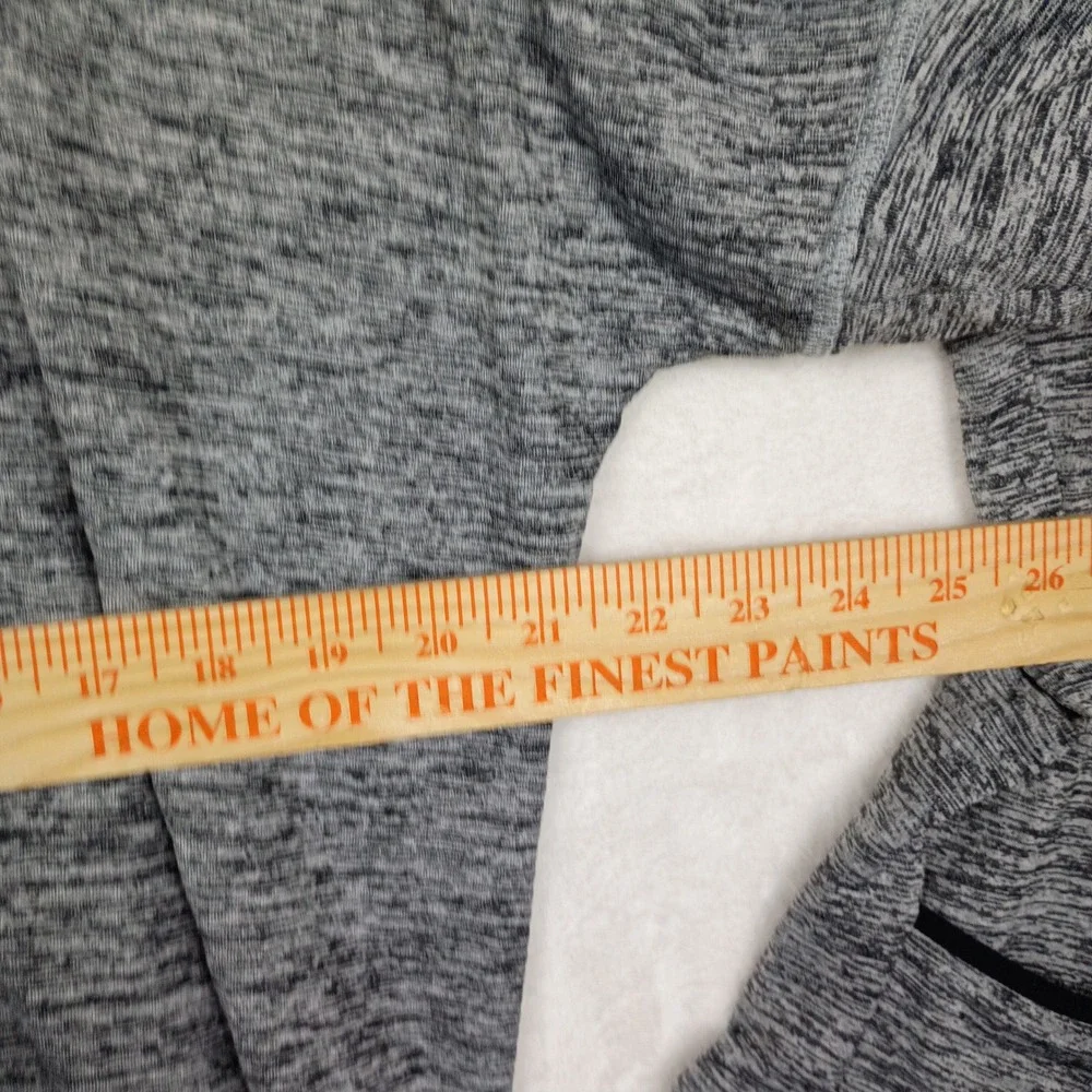 Nike Running Dri-FIT Full Zip Hoodie Women 1X Grey Heather Space Dye Waffle Knit